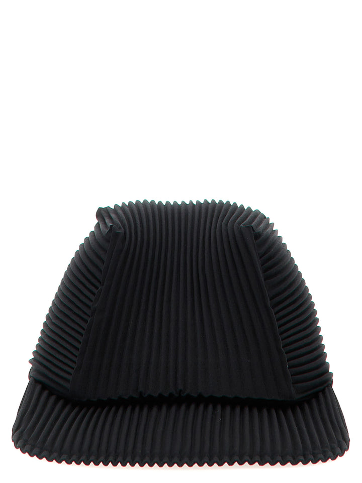 Homme Plisse' Issey Miyake Pleats Cappelli - Nero | e32cf3169bf9473073c8c579769b2fe80037bc00