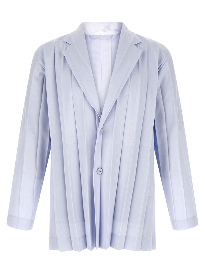 Homme Plisse' Issey Miyake Edge Ensemble Blazer - Celeste | 44d5f8e0bd83023e160e88ab06a3af66449e78a4