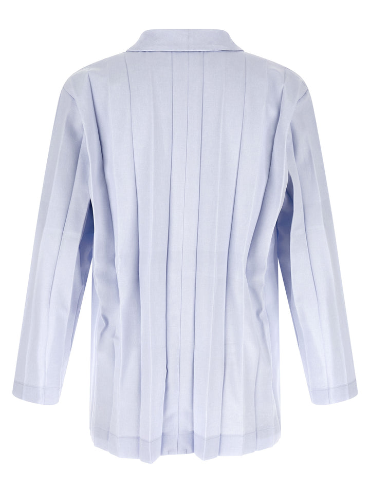 Homme Plisse' Issey Miyake Edge Ensemble Blazer - Celeste | 0d92629a0aaebeaf77e06c794853c037478740f9