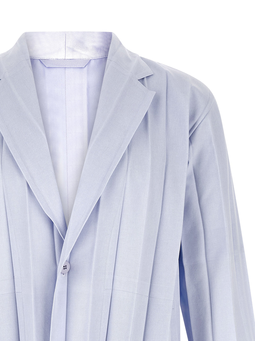 Homme Plisse' Issey Miyake Edge Ensemble Blazer - Celeste | 14c53e30a7914f448849ecbec324bb0cb0c4f1bd