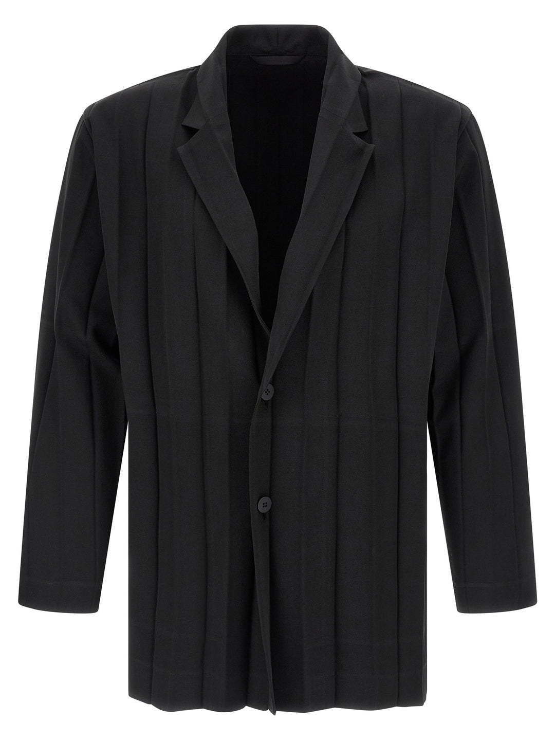 Homme Plisse' Issey Miyake Edge Ensemble Blazer - Nero | 216fd61a61d127b0b46832712963abd3ca01ba45