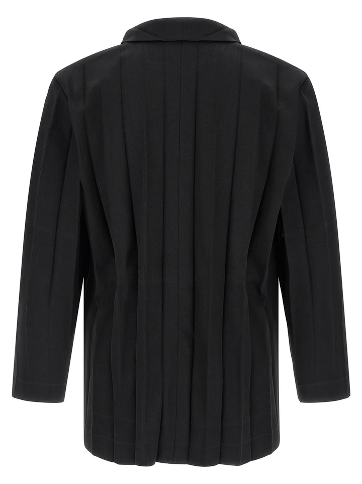 Homme Plisse' Issey Miyake Edge Ensemble Blazer - Nero | e839873ca3e888e3f4e7d314f4e395015aa01396