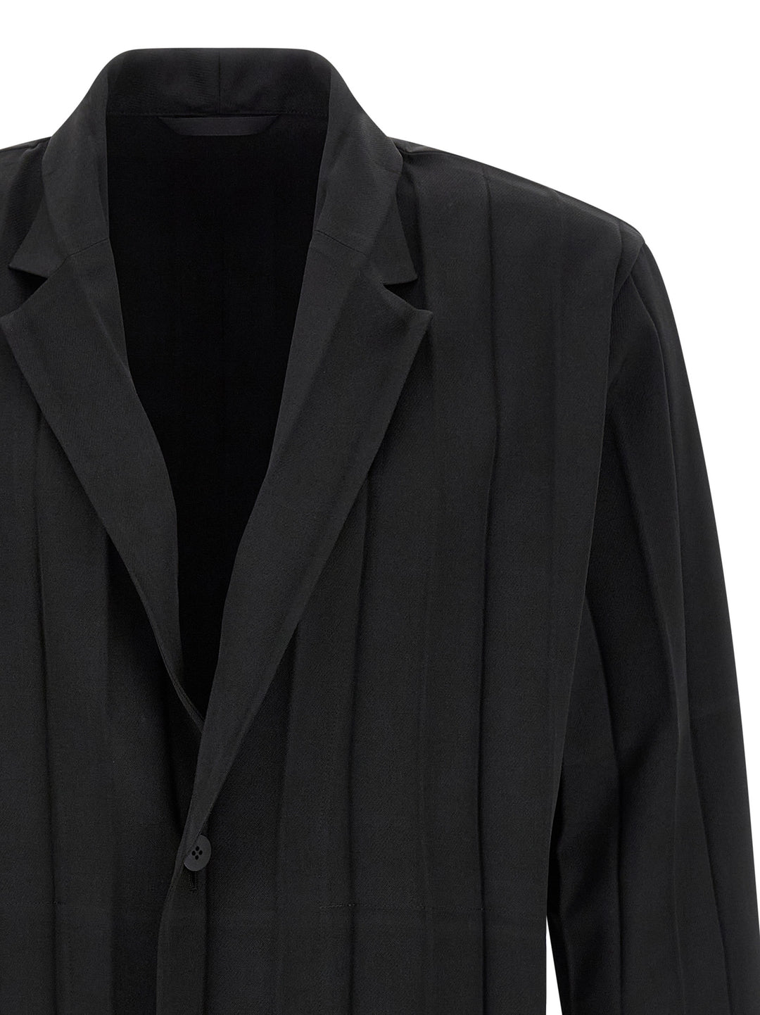 Homme Plisse' Issey Miyake Edge Ensemble Blazer - Nero | c5458bc629fce4b9bd9c932feb1700d326e8a533