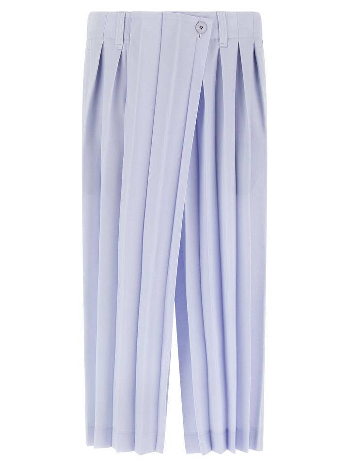 Homme Plisse' Issey Miyake Edge Ensemble Pantaloni - Celeste | 432a787968132c924d8f5dcf23ab5164a6ff4485