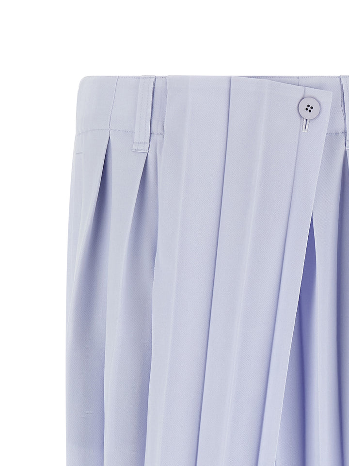Homme Plisse' Issey Miyake Edge Ensemble Pantaloni - Celeste | d56edd92738fd350c504e076741e0d87250522cd