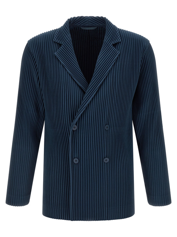 Tailored Pleats 1 Blazer Blu