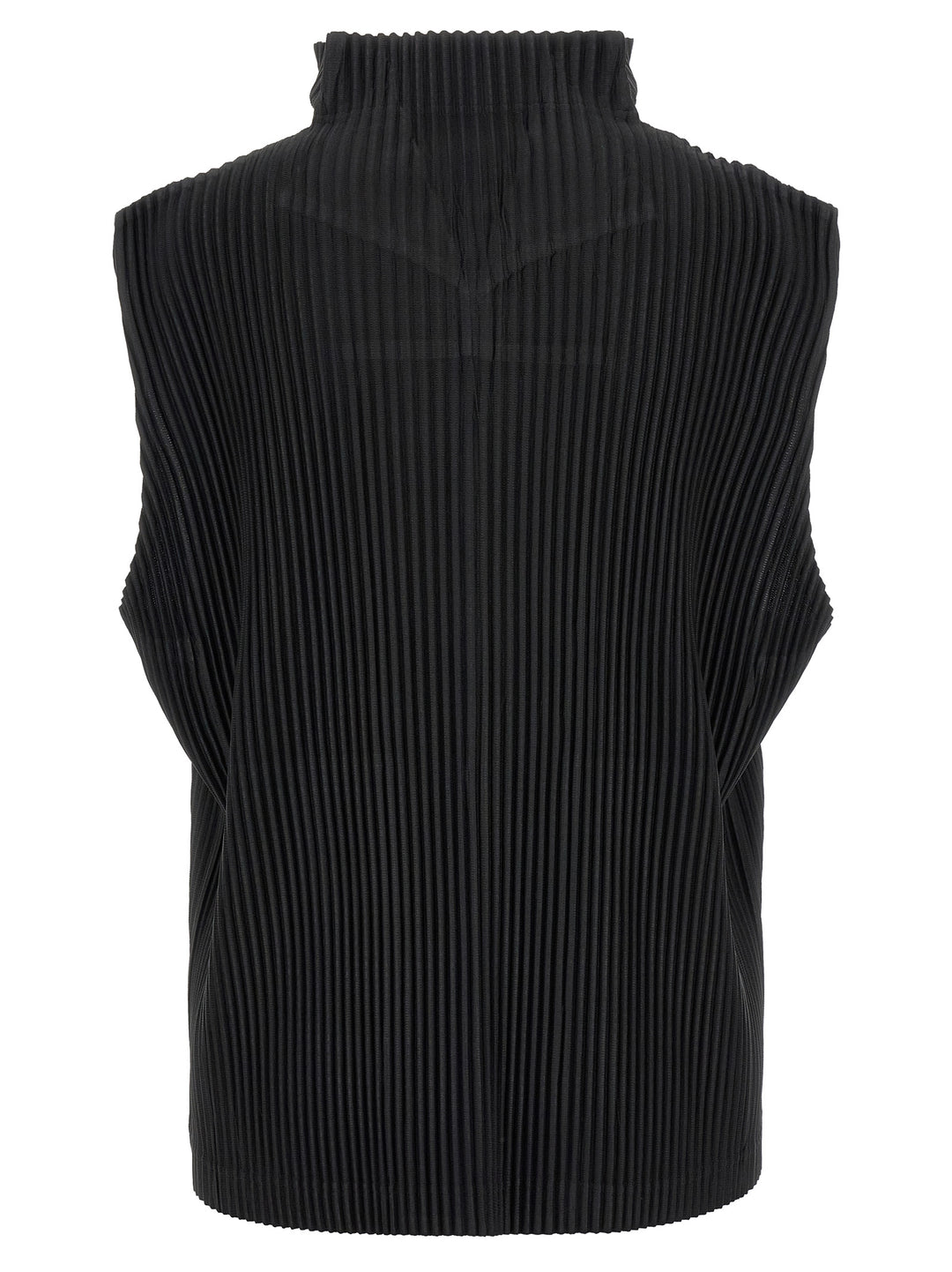 Homme Plisse' Issey Miyake Monthly Colors: April Gilet - Nero | d2d40c45ce579a7bc9ec36186f5717246f7eb2d8
