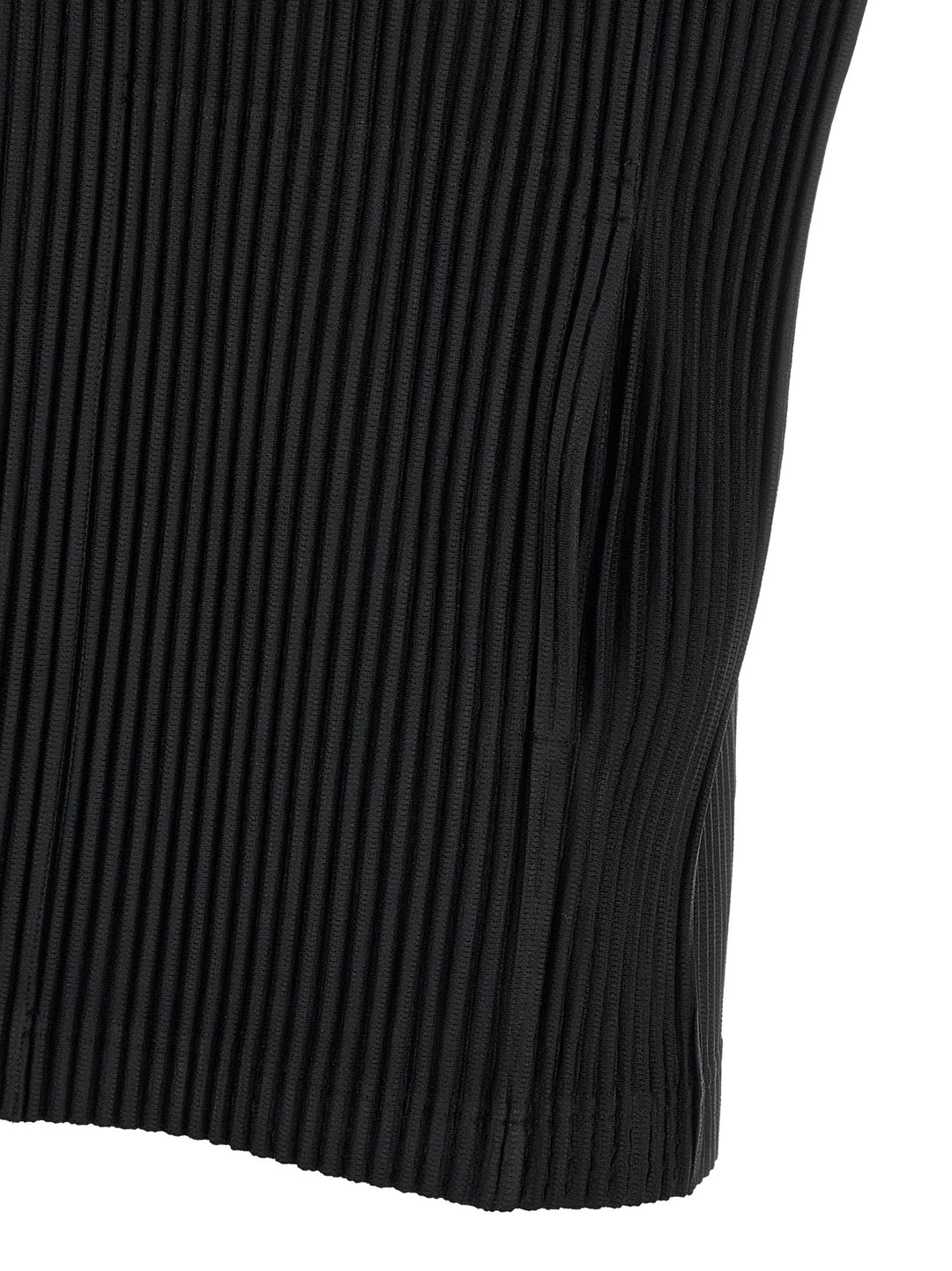 Homme Plisse' Issey Miyake Monthly Colors: April Gilet - Nero | 423b06721c83015dd9a0a32a379623c9ebb563dc