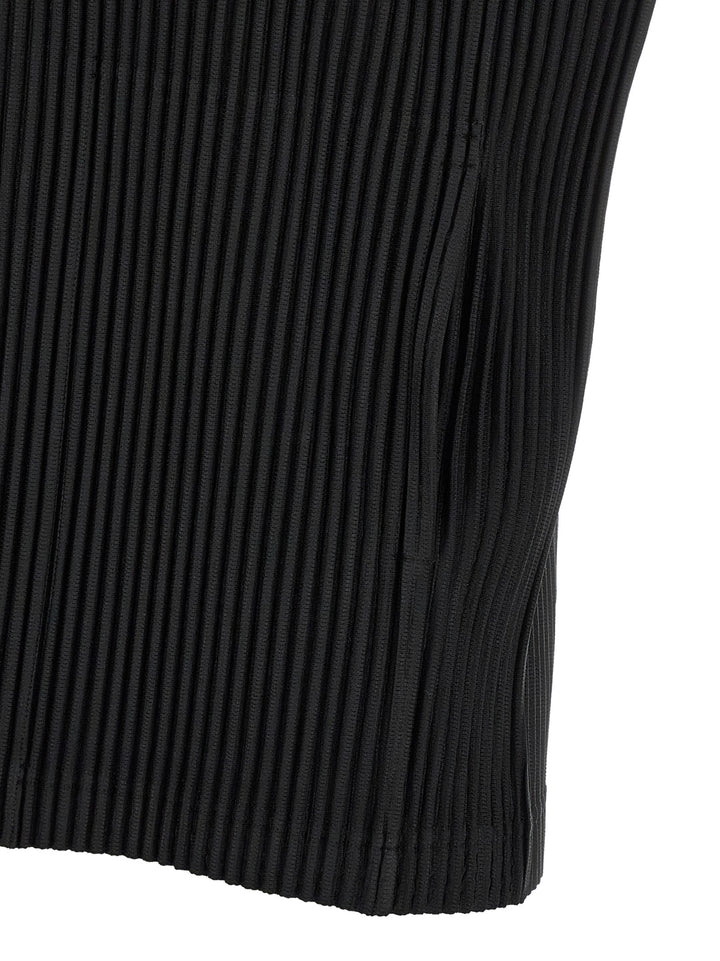 Homme Plisse' Issey Miyake Monthly Colors: April Gilet - Nero | 423b06721c83015dd9a0a32a379623c9ebb563dc