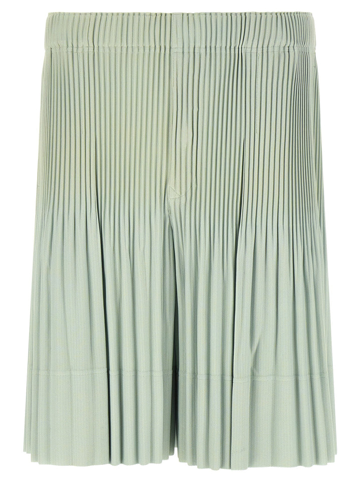 Homme Plisse' Issey Miyake Monthly Colors: June Bermuda e Short - Verde | bbcc15e8fb22e24e940d3e1e61aa0d3410a110ba