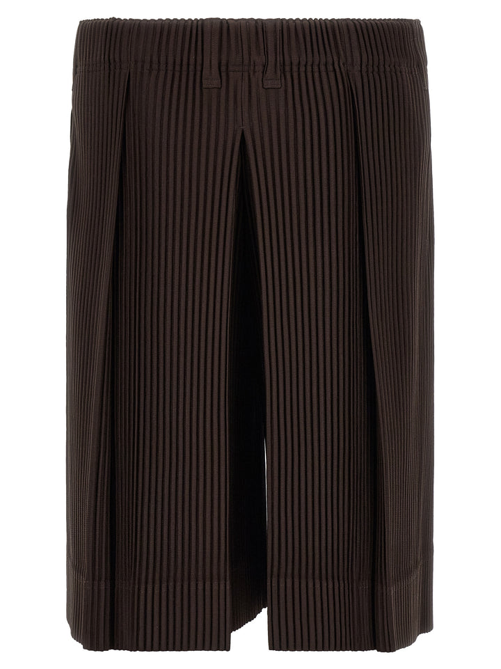 Homme Plisse' Issey Miyake Tailored Pleats 2 Bermuda e Short - Marrone | b01d7da84c4abb5200804e121aa8472760c2d865