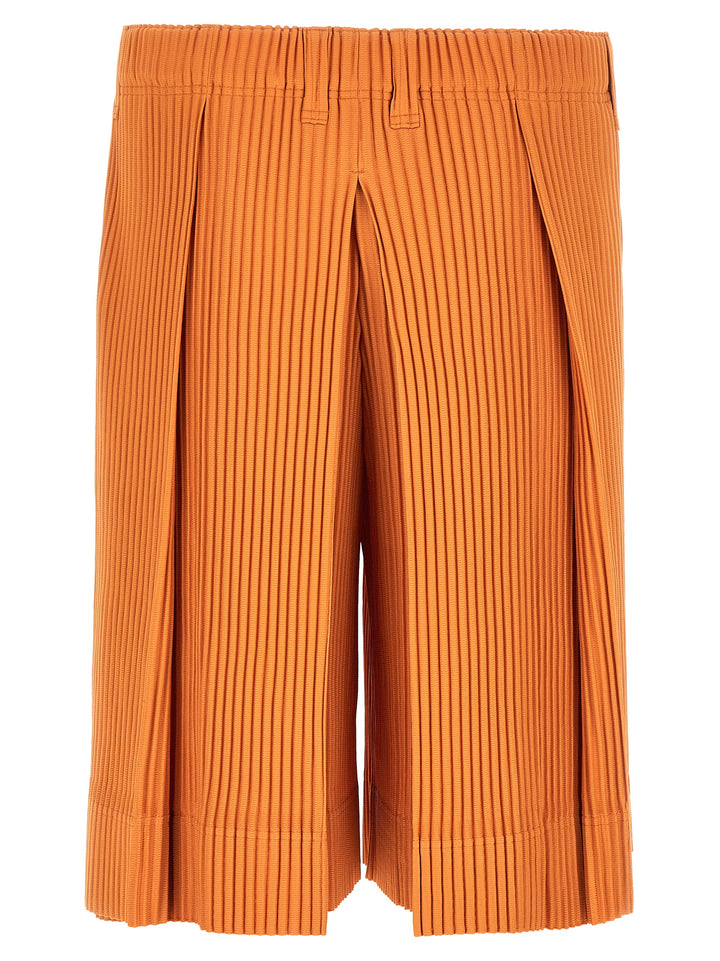 Homme Plisse' Issey Miyake Tailored Pleats 2 Bermuda e Short - Arancione | 48ea7bd448c2076bcc0f60de45f52a9839663c32