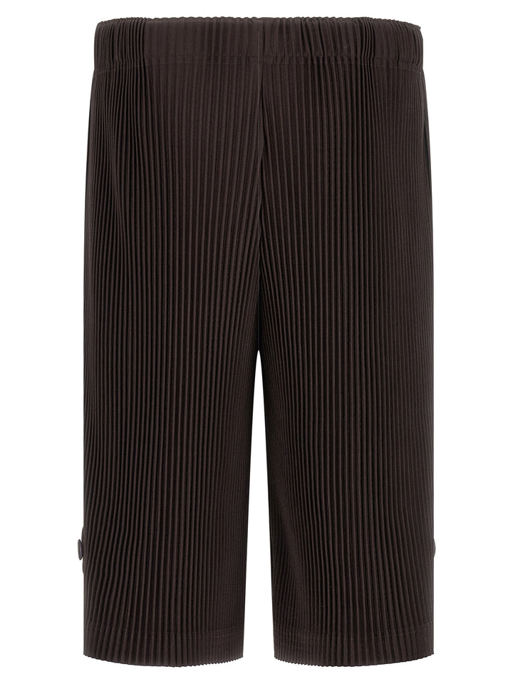 Homme Plisse' Issey Miyake Wear Or Wrap Bermuda e Short - Marrone | daeeca3d896cdefc49248a7c664aed142bfd3ab4