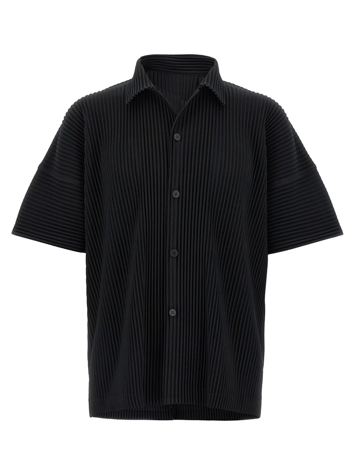 Homme Plisse' Issey Miyake Monthly Colors: May Camicie - Nero | b340db0e9495ee55a363d2649f26176f4b821e6b