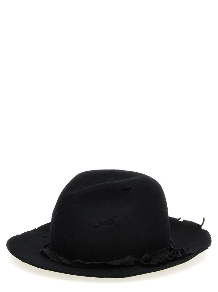 Yohji Yamamoto Soft Cappelli - Nero | 7a06bc6b60d60642ddf8eb45d29fa7bcf3c70bb2