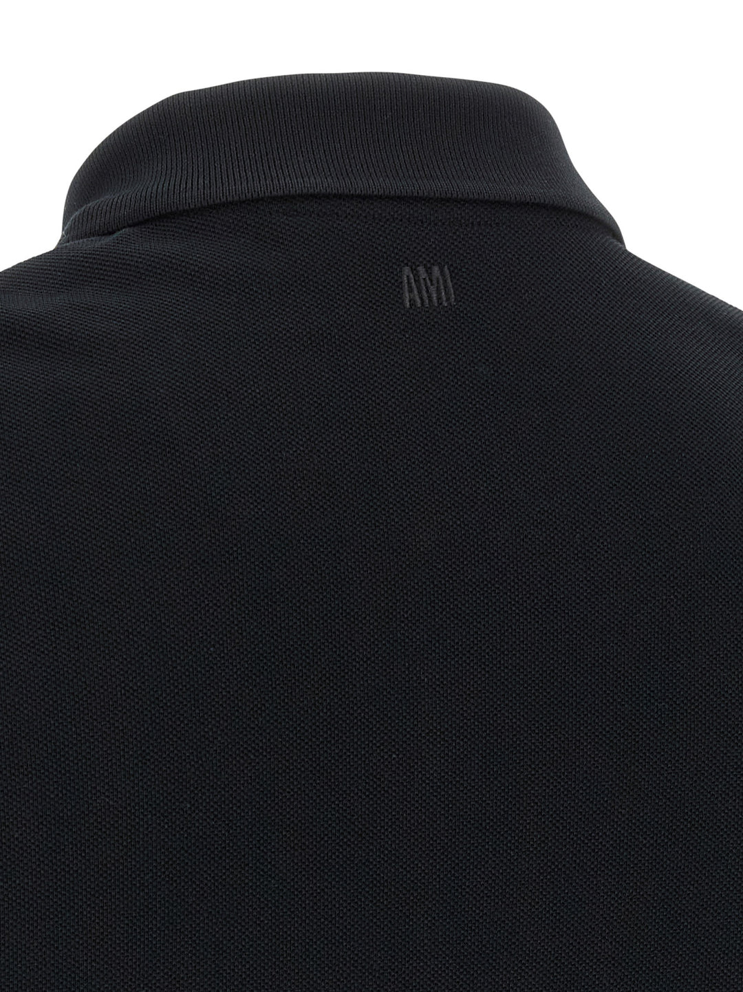 Ami Paris Ami De Coeur Polo - Nero | d8c1e93cbd87ebab591c60c099723c2ae5435f84