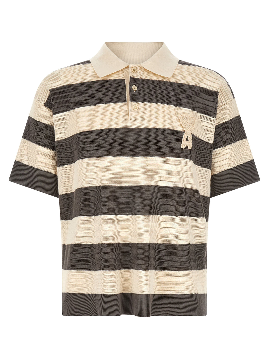 Ami Paris Ami De Coeur Polo - Grigio | f89aa927034d8389cf2e5fc687d07fc2a8c2937a