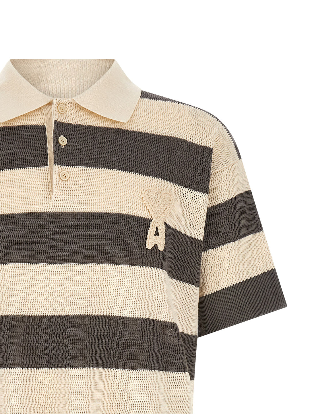 Ami Paris Ami De Coeur Polo - Grigio | dd9cf7e40b0cca097c417afaa661c2ba2de7d20e