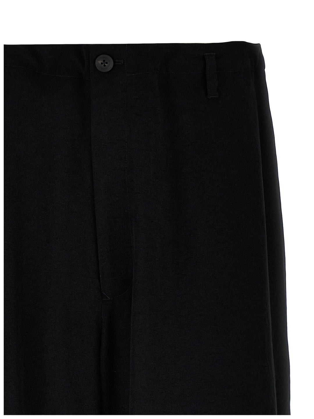 Yohji Yamamoto Ta Tuxedo Cut-Out Detail Pantaloni - Nero | 2a6ef1113fc1bbdef235a37a04ee1773c9615998