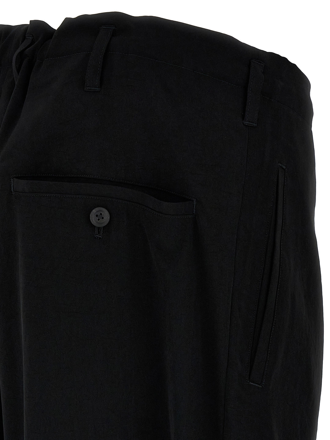 Yohji Yamamoto Ta Tuxedo Cut-Out Detail Pantaloni - Nero | 0bdb2a80e98db5d2f69089ea17541a24f73f2ce1