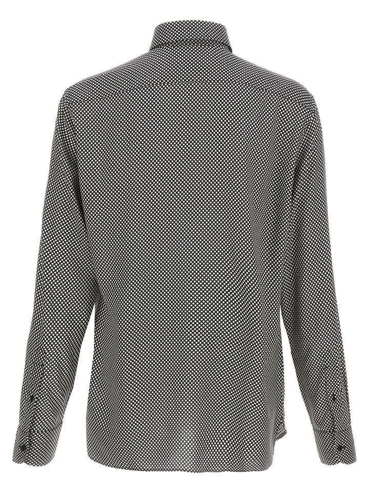 Tom Ford Polka Dot Shirt Camicie - Bianco/Nero | caeeff273040895287ad4205cff40431270c5ac7