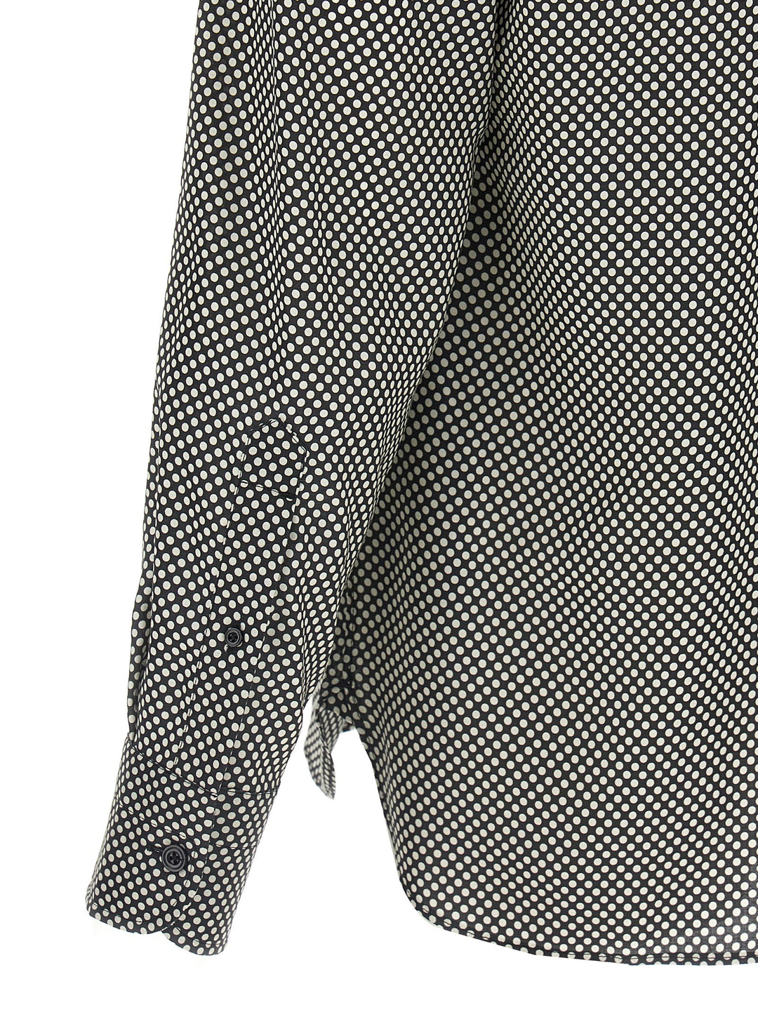 Tom Ford Polka Dot Shirt Camicie - Bianco/Nero | 570e1b99597166008a30e24d456c5ed355907371