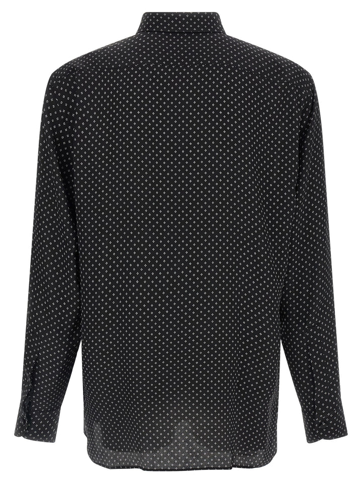 Tom Ford Micro-Print Shirt Camicie - Nero | f05dfa25751349d0690990222f2ec0baf7b13e56
