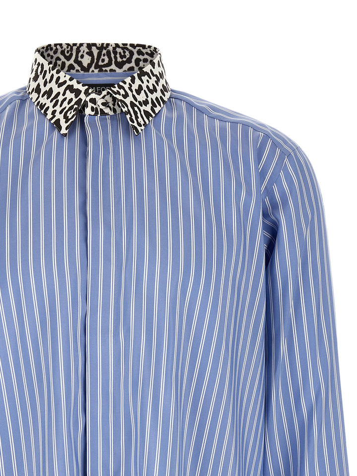 Tom Ford Animal Print Collar Shirt Camicie - Multicolor | 8e120e49654789ce6396f7bd38eb289cf9f9e7e5