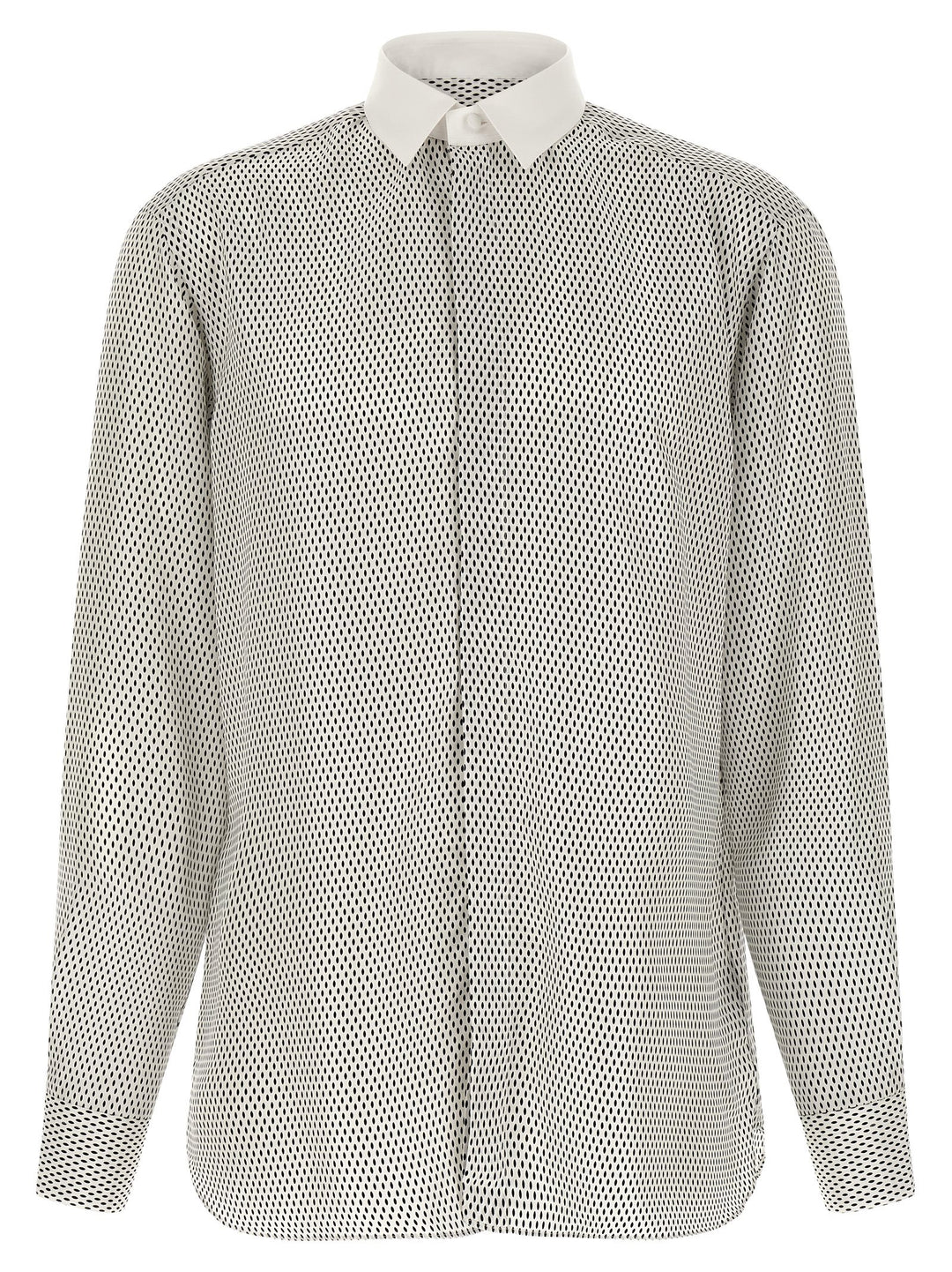 Tom Ford Shirt With Contrast Collar Camicie - Bianco | 1aed8c40b5ca69aadf8ee3b7538ea7579c9a9a26