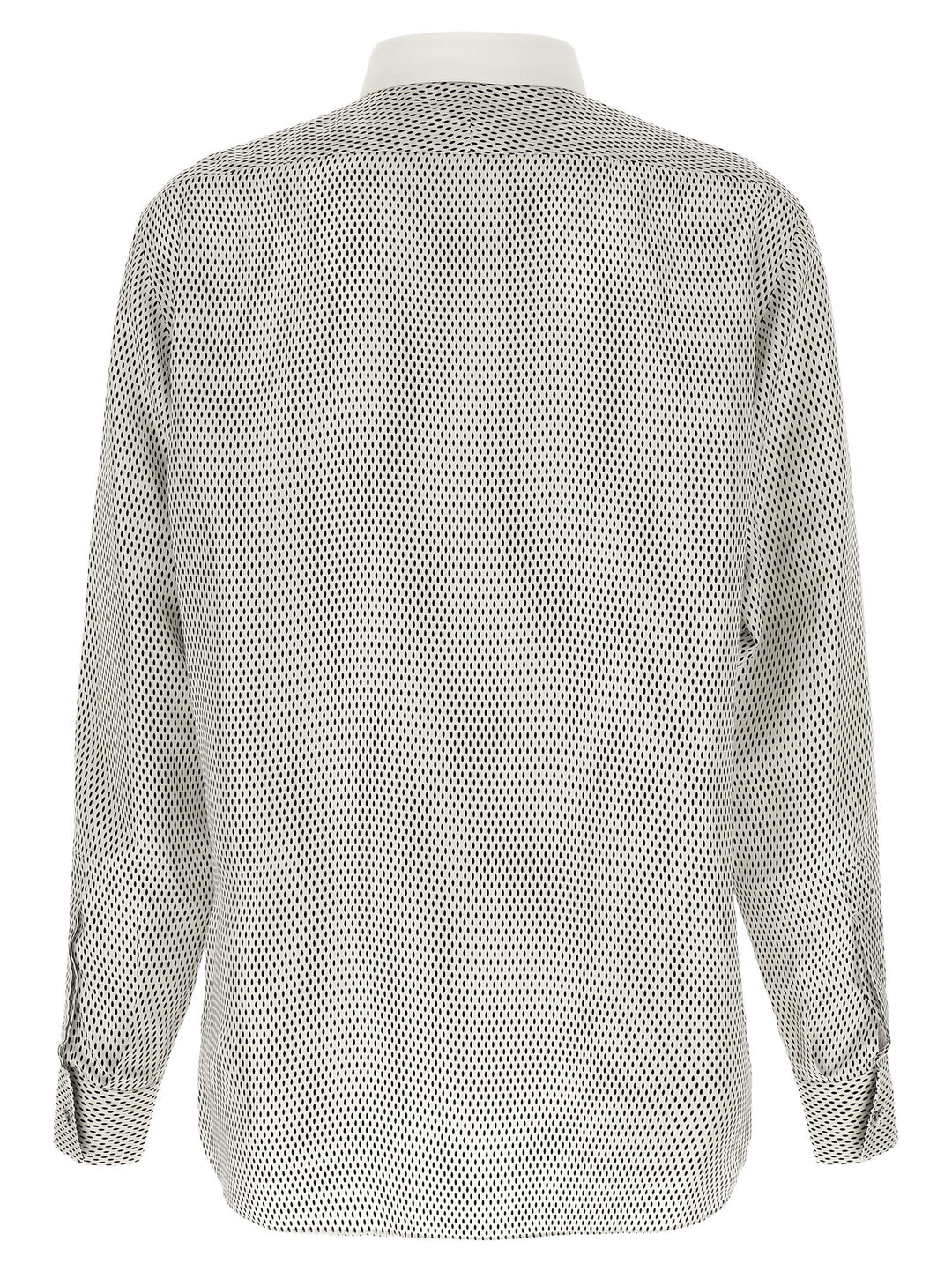 Tom Ford Shirt With Contrast Collar Camicie - Bianco | 928b1b709774ba1e1a501338395021a4f4f1fe06