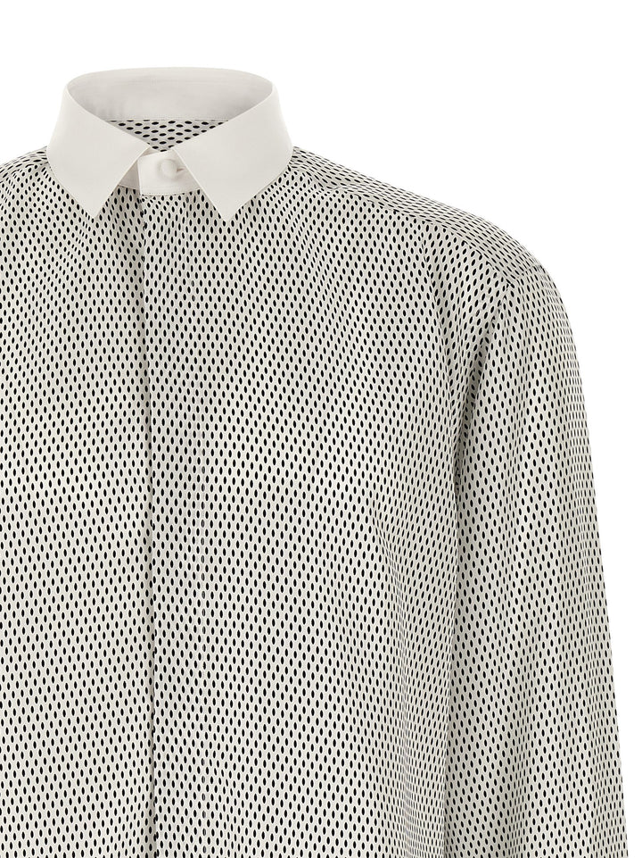 Tom Ford Shirt With Contrast Collar Camicie - Bianco | 55a91583a9b444814ecfe19ecc43568c1f36fab0