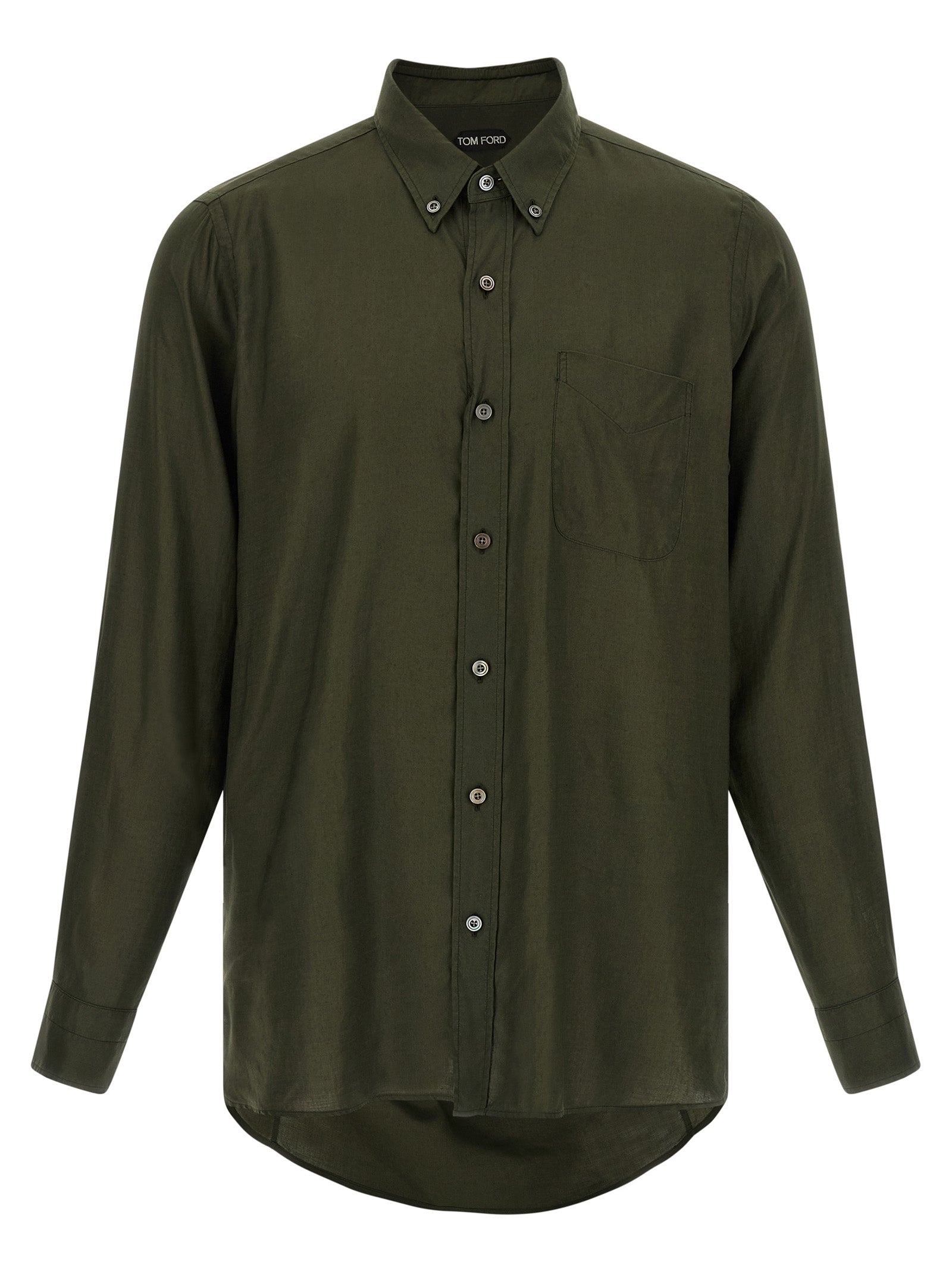 Tom Ford Button-Down Shirt Camicie - Verde | 28c15cbe18ed73749a0521680dd4d27c0547dfa0