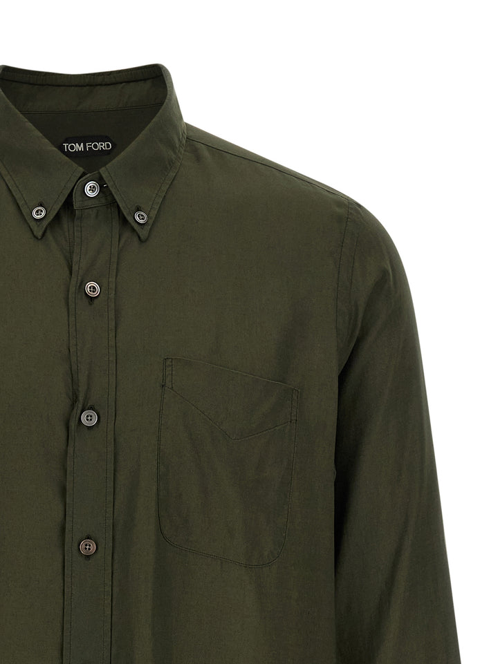 Tom Ford Button-Down Shirt Camicie - Verde | c897c0e3497fdedf3d25e2595c2377b45c09580c