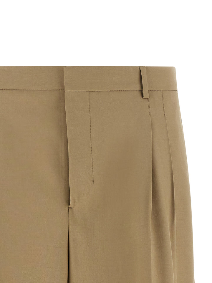 Ami Paris Fresh Wool Bermuda Shorts Bermuda e Short - Beige | d291922eb0f0545edb9591d807db65a192ae6d3d