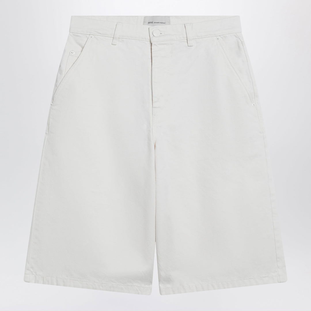 Ami Paris Shorts - Bianco | 7cb85b5deb258e42f25d0b77d61bbf08d66f5422