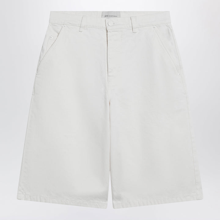 Ami Paris Shorts - Bianco | 7cb85b5deb258e42f25d0b77d61bbf08d66f5422