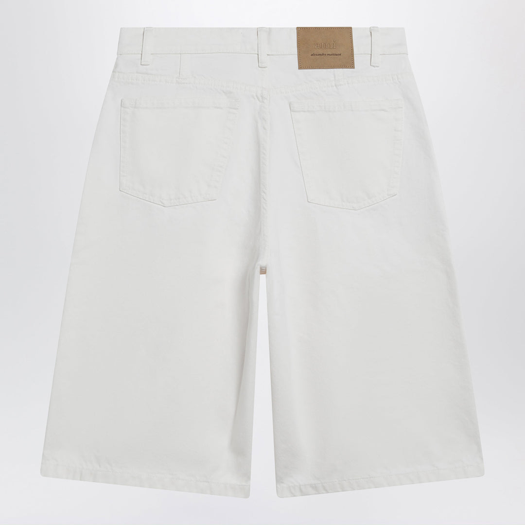 Ami Paris Shorts - Bianco | 1ade137524022de536e9cf5c64ebe372de28a35e