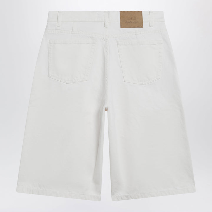 Ami Paris Shorts - Bianco | 1ade137524022de536e9cf5c64ebe372de28a35e