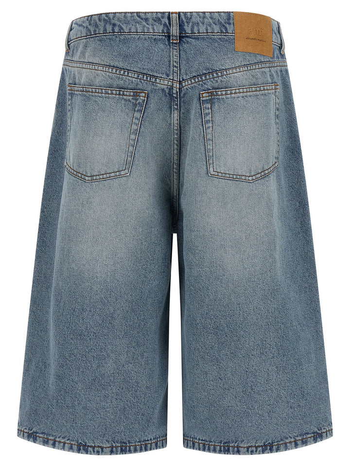 Ami Paris Denim Bermuda Shorts Bermuda e Short - Blu | 8582ecd0655658df195f53346ca6fd75dc4f9284