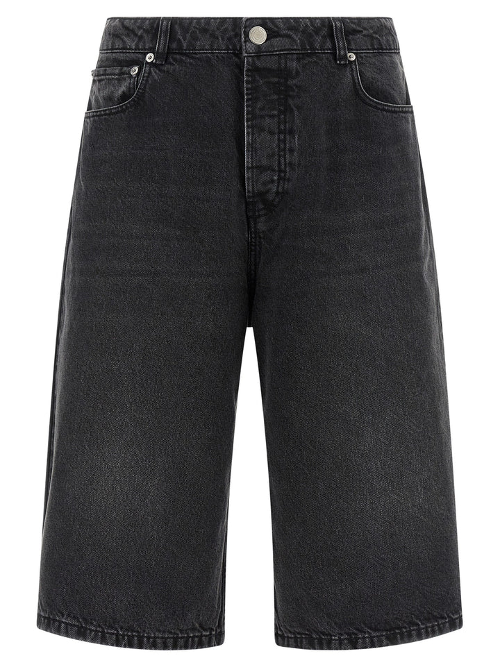 Ami Paris Denim Bermuda Shorts Bermuda e Short - Nero | c4051fea5abf44710dc3c41321efc193b4ec54db