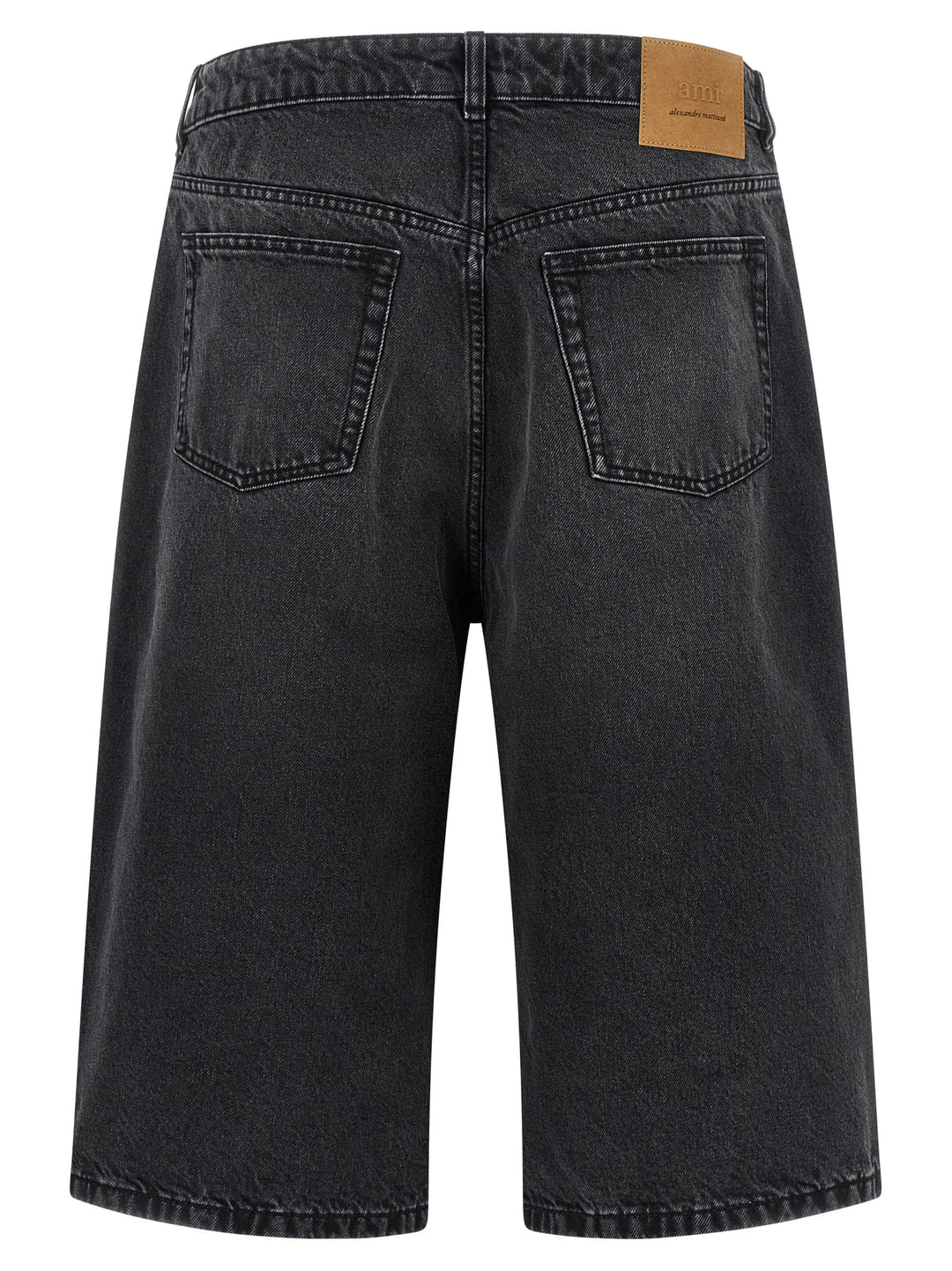 Ami Paris Denim Bermuda Shorts Bermuda e Short - Nero | e84ae50087640d4aaf780a0356393b2aa8251fd8