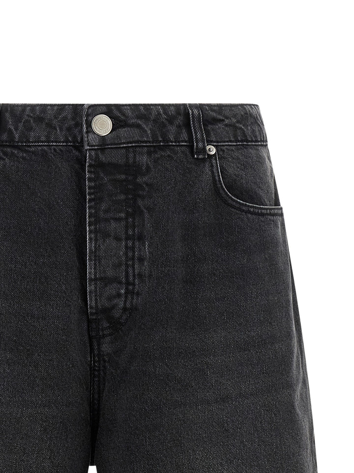 Ami Paris Denim Bermuda Shorts Bermuda e Short - Nero | 20a98554e9d68cb4397e3b1f08d8c18ddc1a9a08