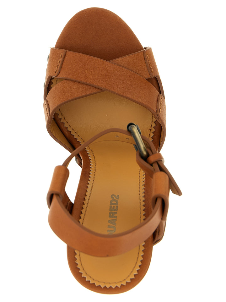 Dsquared2 Bondage Sandali - Marrone | 4c2a0987c6b8e85ac90661edad21fd9042758e37