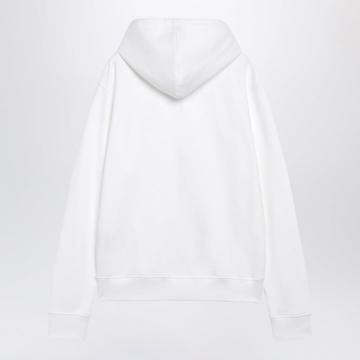 Ami Paris Ami De Coeur Zip-Up Sweatshirt White