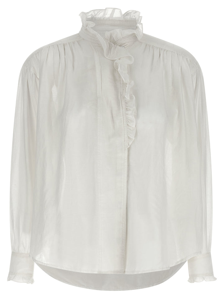 Marant Etoile Pamias Top - Bianco | 01bde49f5170034ce6f38a24096f11185a31b9db