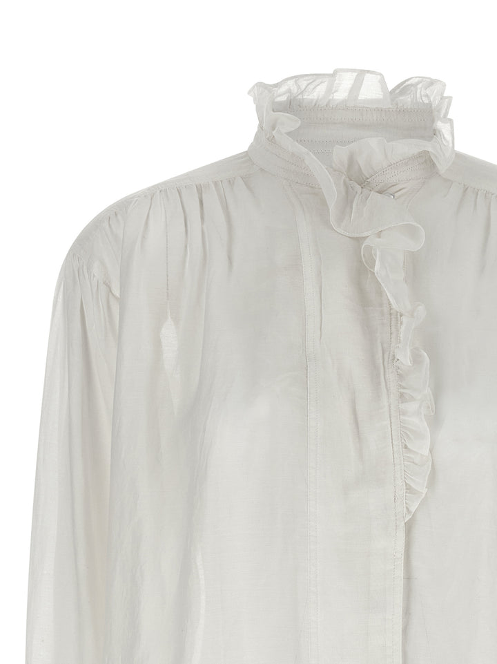 Marant Etoile Pamias Top - Bianco | 36bf3f8e6fcb3f284adb75c0a6f013da70c957a7