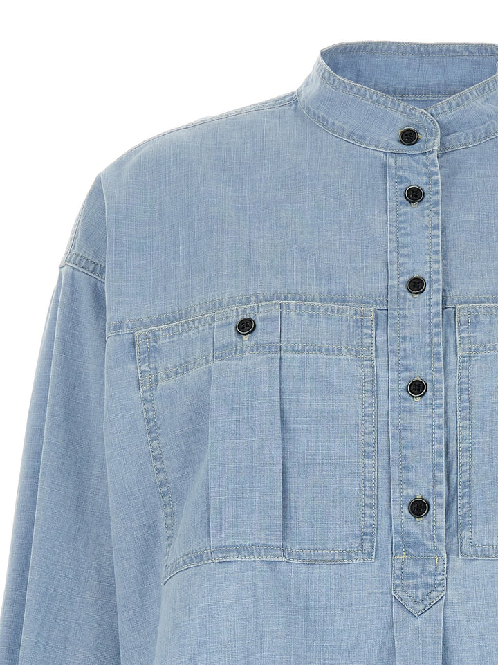 Marant Etoile Vero Camicie - Celeste | 8c5dd617a8cebf5b9c908dda47fa5fa0639b2568