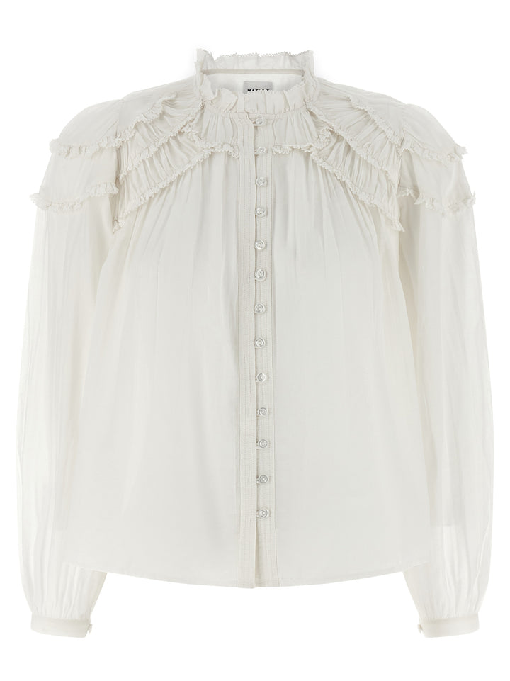 Marant Etoile Christa Camicie - Bianco | 636cfe3e05848584df6ef577a962a442ed775325
