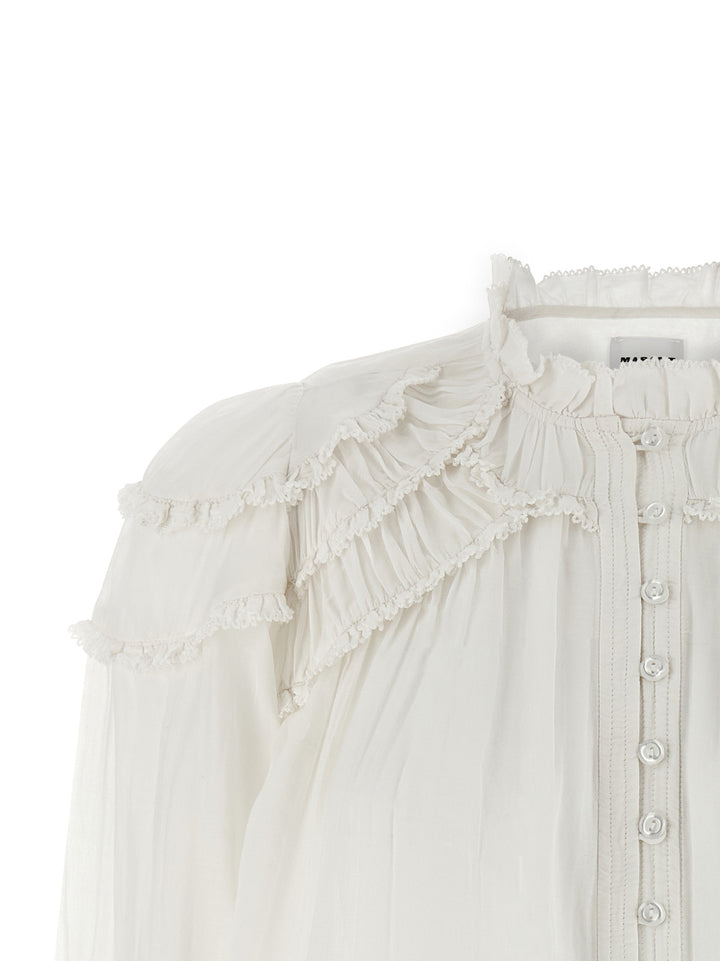 Marant Etoile Christa Camicie - Bianco | 8e9008dbc176bd3a44031eb72c5a56815d9211f9