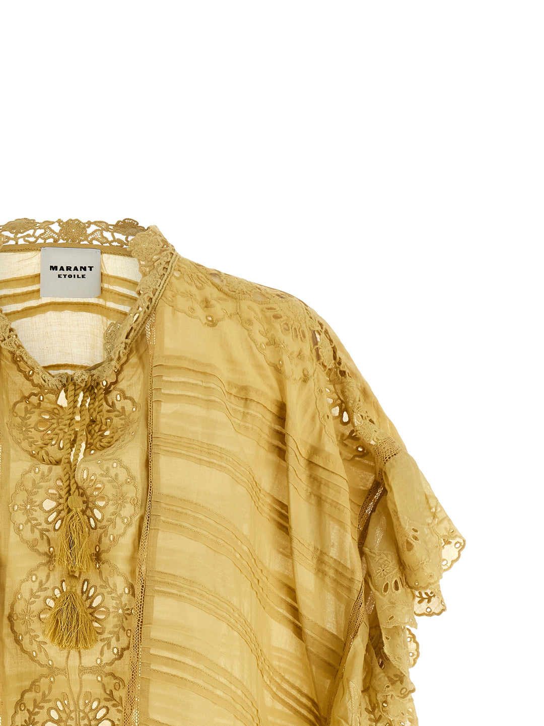 Marant Etoile Payton Top - Giallo | 82889e54c9261b5bde973fb734ef349205759a03